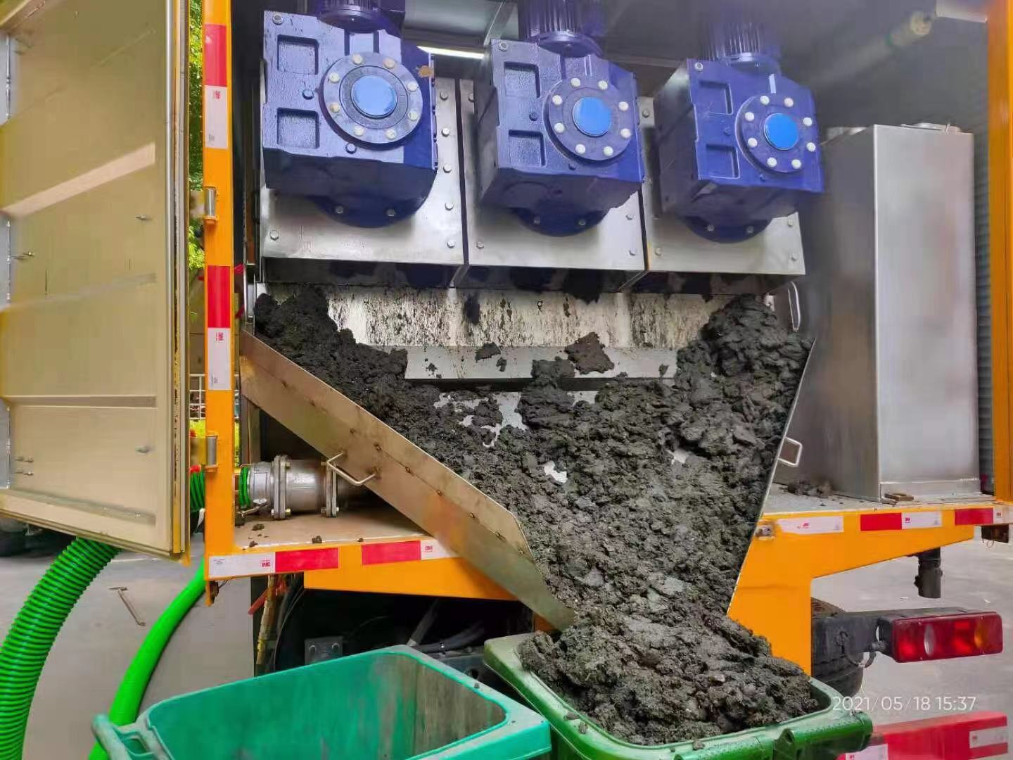 弋阳化粪池清掏城市维护站-泥浆净化干湿分离处理